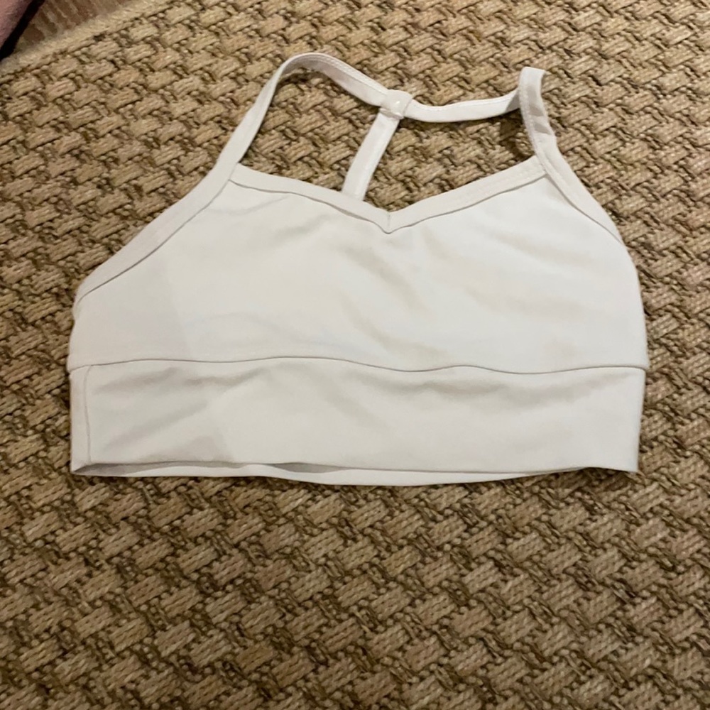 White five dancewear boss bra YXL